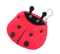 SAFIGLE 3PCS Ladybug Coin Purse Plush Change Wallet for with Zipper Closure for Daily Use
