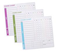 SAFIGLE 3pcs Magnetic Reward Chart Multi-functional Household Chore Planner Stickers for Responsibility and Behaviour Development Reusable Dry Erase Pet Surface