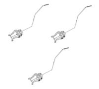 SAFIGLE 3pcs Metal Clamp Lyre Saxophone Music Score Holder Sturdy American Plating Music Book Clip for Brass Instruments