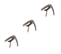 SAFIGLE 3pcs Metal Guitar Capo Clamp for Electric Acoustic Classical Guitar Portable Capo for Ukelele
