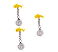 SAFIGLE 3pcs Movement Pocket Watch Fob Watch Arabic Numbers for Medical Professionals and Healthcare Workers