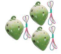 SAFIGLE 3pcs Ocarina for Boys and Girls Music Instrument Professional Strawberries Shape Ocarina Easy to Play