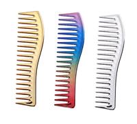 SAFIGLE 3pcs Oil Hair Styling Comb Large Teeth Combs for Haircut Hairdressing Barber Use Versatile Tools for Wet Dry Hair for Creating Sleek Styles Enhancing Shine