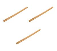 SAFIGLE 3pcs Portable Bamboo Massager Stick Back Calf Massage Stick for Fatigue Relief Home Therapy Tool