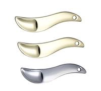 SAFIGLE 3pcs Portable Cosmetic Pick Stick Sturdy Zinc Alloy Face Cream Eye Cream Scoop Delicate Makeup Mask Spoon for Home Salon Use Convenient Travel