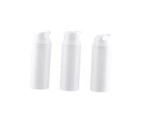 SAFIGLE 3pcs Push Type Empty Bottle Sub for Cosmetics Storage Lotion Dispensing Bottle Cover Pattern Travel Use
