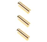SAFIGLE 3pcs Rb Stainless Steel Hawaii Electric Guitar Bass Lap Slide Bar Stick for Hawaiian Guitar Tone Bar Accessory for Indoor Slide Playing