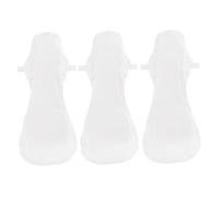 SAFIGLE 3pcs Reusable Sanitary Napkins Menstrual Cloth Panty Liners for Women Cotton Sanitary Pads Adhesive Backings Washable Period Pads Always Flex Protect