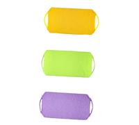 SAFIGLE 3pcs Shower Back Scrubber Exfoliating Washcloth Soap Foaming Tool Bath Towel Kit