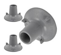 SAFIGLE 3pcs Shower Chair Suction Cup Feet Replacement Rubber Tips Non-Slip Bath Seat Feet for Elderly with Universal Fit Round Shape for Wet Bathroom Floors and Home Use