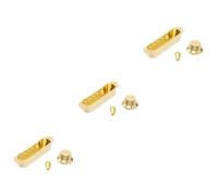 SAFIGLE 3pcs Single Coil Pickup Covers Set for St Guitar Knobs Tip Compatible Electric Guitar Pickups for Volume Tone Control