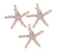 SAFIGLE 3pcs Star Rhinestone Hair Pins for Brides Elegant Pearl Hair Accessories Wedding Headpieces for Parties and Special Occasions