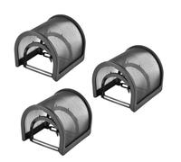 SAFIGLE 3pcs U-shaped Microphone Windproof Shield Double Layer Noise Reduction Cover for Recording and Streaming Anti-spit for Handheld Mics