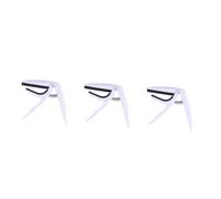 SAFIGLE 3pcs Ukulele Capo Fast-adjust Single-handed for Acoustic Guitar Player Zinc Alloy Material Capo for Ukulele and Guitar Tuning in Live Performance Practice Session