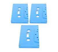 SAFIGLE 3pcs Vintage Retro Blank Cassette Tape Decorations, Plastic Material, Stackable and Space-saving Centerpiece for Cafe and Cultural Spaces, Music Party Wall Decor Prop
