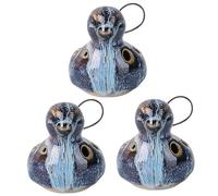 SAFIGLE 3pcs Whistle Bird Decor Ocarina Music Instrument for Six The Musical Lovers Musicians Random Color