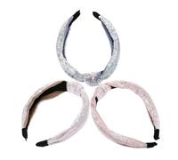 SAFIGLE 3Pcs Women Knot Headband Decorative Twisted Hair Accessories for Daily Wear Party and Travel Stylish Wide Headbands for All Hair Types