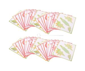 SAFIGLE 4 Sets 3D Pen Templates 3D Printing Pen DIY Molds Plastic Metal Reusable Dinosaur Animal Patterns Efficiency Booster Beginner Friendly Crafting Accessories for Art Class Projects