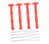 SAFIGLE 4 Sets Archery Finger Protectors Silicone Guards for Arrow Protection Ergonomic Design for Recurve Archers Vibrant Colors Multi Functional Sports Gear