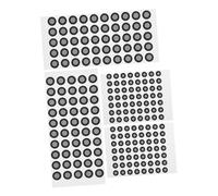 SAFIGLE 4 Sheets Black Reflective Tracking Stickers for Scanner Positioning Targets Compatible with Revopoint and Shining Handheld Scanners Dynamic Optical Measurement Markers for