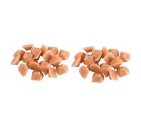 SAFIGLE 40pcs Musical Instrument Accessory Flute Pad Trumpet Trill Key Horn Silicone Pad for Flute Players