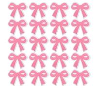 SAFIGLE 40Pcs Pink Bow Napkins Disposable Paper Tissues for Birthday Parties Showers Tea Luncheons Convenient Single Use Dining Napkins for Easy Cleanup Cute Bow Tie Decorations