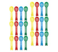SAFIGLE 40pcs Plastic Cat Litter Scoopers Efficient Sifting Design and User Friendly Ergonomic Handle, Small Animal and Reptile Spade Scoop for Cage Cleaning and Litter Box Cleaning
