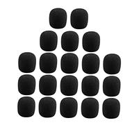SAFIGLE 40Pcs Sponge Microphone Covers for Lapel Mic Moisture Prevention Sound Reinforcement, Professional Windscreen Fine Craftsmanship for Recording
