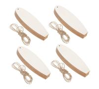 SAFIGLE 40pcs Wooden Surfboard Blanks DIY Painting Cutouts Unfinished Wood Craft Shapes for Summer Wall Decor Hawaii Luau Party Ocean Theme Crafting