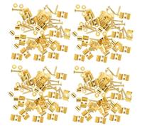 SAFIGLE 40sets Guitar String Trees Retainer Guides for Electric Guitar and Bass Accessories with Screws Easy Installation Stable String Device Finish