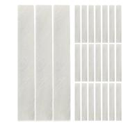 SAFIGLE 42pcs Flat White Soapstone Pencil Refills for Industrial Marking Welding Carving Natural Square Soapstone Sticks for Precise Bold Lines Steel Stone Low Dust Chalk