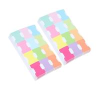 SAFIGLE 480pcs Writable Adhesive Index Tabs for Student Notes and Diary Planners, Paper Material with Versatile Classification and Preventing Bending or Wear, for School and Office Use