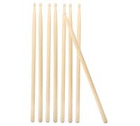 SAFIGLE 4pairs Jazz Maple Wood Drumsticks Anti- Grip for Smooth Playing for Musicians and Beginners