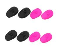 SAFIGLE 4pairs Silicone Hair Dye Earmuffs Protective Ear Covers for Hair Coloring Reusable and Easy to Clean Comfortable Fit for Home Use
