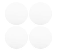 SAFIGLE 4pcs 20cm Round Acrylic Lamp Shade Diffusers for Ceiling Light Fixture, Frosted Small Acrylic Diffuser Panels Replacement for Living Room Bedroom Lighting