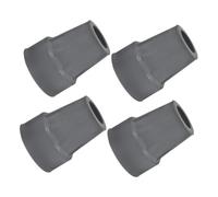 SAFIGLE 4pcs Antislip Rubber Cane Tips Replacement for Walking Sticks Hiking Poles Durable Non Slip Foot Pads for Enhanced Stability Traction Various Surfaces