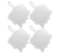 SAFIGLE 4pcs Bath Bouquet Shower for Body Loofah Sponge Bath Scrubber for Body Soft Sponge for Shower Use for Women Boys and Girls Men