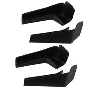 SAFIGLE 4pcs Black Plastic Rv Gutter Spouts Roof Drain Plugs for Directing Water Flow on Rooftops and Vehicles, Versatile Rainwater Drainage Accessories for Efficient Water Management