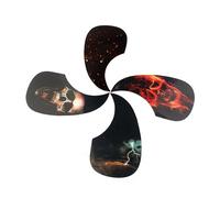 SAFIGLE 4pcs Comma Shape Self-adhesive Pickguard for Acoustic Guitar Protect Decorate Your Guitar Surface