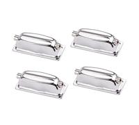 SAFIGLE 4pcs Double-end Snare Drum Lug Hooks Connector Drum Set Parts Metal for for Strap Use