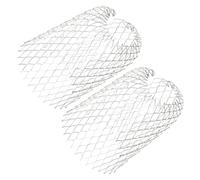 SAFIGLE 4Pcs Expandable Aluminum Roof Gutter Guard Filter Strainers for Leaves and Debris Leaf Guards for Guttering Prevents Blockage Rooftops Balconies and Gardens