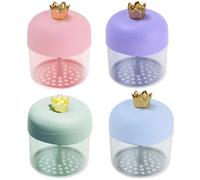 SAFIGLE 4Pcs Facial Foaming Cup Bubble Maker for Face Wash Skin Care Tools with Crown Design for Easy Cleansing and Makeup Removal Fresh Color for Sharing with Friends Random Color