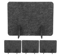 SAFIGLE 4PCS Felt Desk Dividers Privacy Partition Panels for Office Classroom Call Center Wear-resistant Flexible Desktop Shields for Focused Workspaces