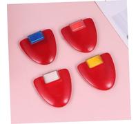 SAFIGLE 4pcs Heart Shape Tailor Chalk Sewing Marking Powder for Fabric with Ergonomic Design Multi-color White Red Blue Yellow Washable Temporary Markers for Dressmaking Patchwork and