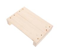 SAFIGLE 4pcs High Stool Step for Elderly Wooden Footstool Portable Foot Stool Rest Platform Sticker