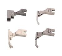 SAFIGLE 4pcs Industrial Sewing Machine Presser Feet Set - P351, S518ns, P36n, P36ln - Edge Stitching, Walking Foot, Roller Hem Accessories for Quilting and Sewing Tools