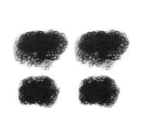 SAFIGLE 4pcs Kids Afro Wig Bun: Synthetic Curly Hair Extensions With Hair Clip - Ideal For Little Girls Party - Baby Girl Dress Up Afro Bun Wig With Hairpin
