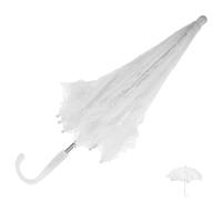 SAFIGLE 4pcs Lace Umbrella Scene Props Lace Parasol Umbrella for Wedding Stage Performance Photography Girls Fancy Vintage Wedding