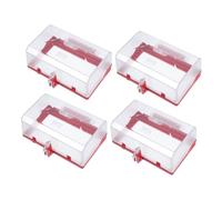 SAFIGLE 4pcs Locking Wall Socket Covers Industrial Type Outdoor Electrical Outlet Protector with Design and Childproof Power Receptacle Safety Box