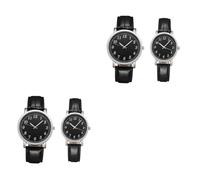 SAFIGLE 4pcs Modern Watches Couple Wristwatch Simple Watch Creative Lover Leather for Fashion